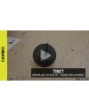 TIBET MINI * VENTILADOR PLAFÓN LED NEGRO CON MANDO